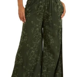 Miya Palazzo Smock Waist Wide Leg Pants